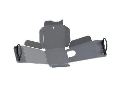 Protection inférieure en aluminium de 8mm pour nez de pont arrière, compatible Nissan Navara D23 et Mercedes Classe X N4 OFFROAD.