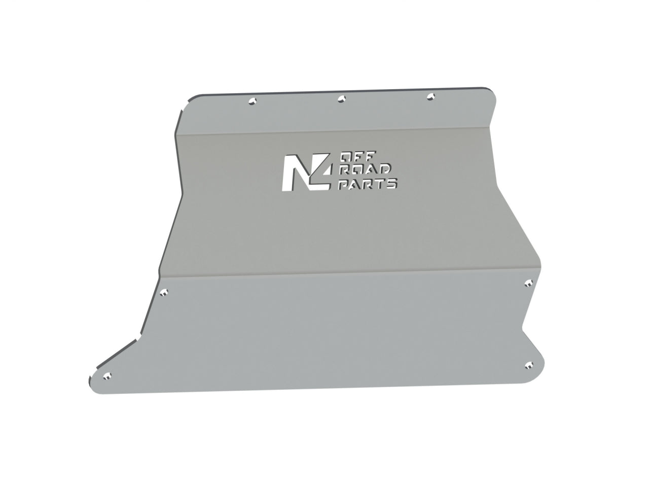 Protection inférieure en aluminium de 6mm pour réservoir Land Rover Defender 90 N4 Offroad, robuste et résistante aux impacts.