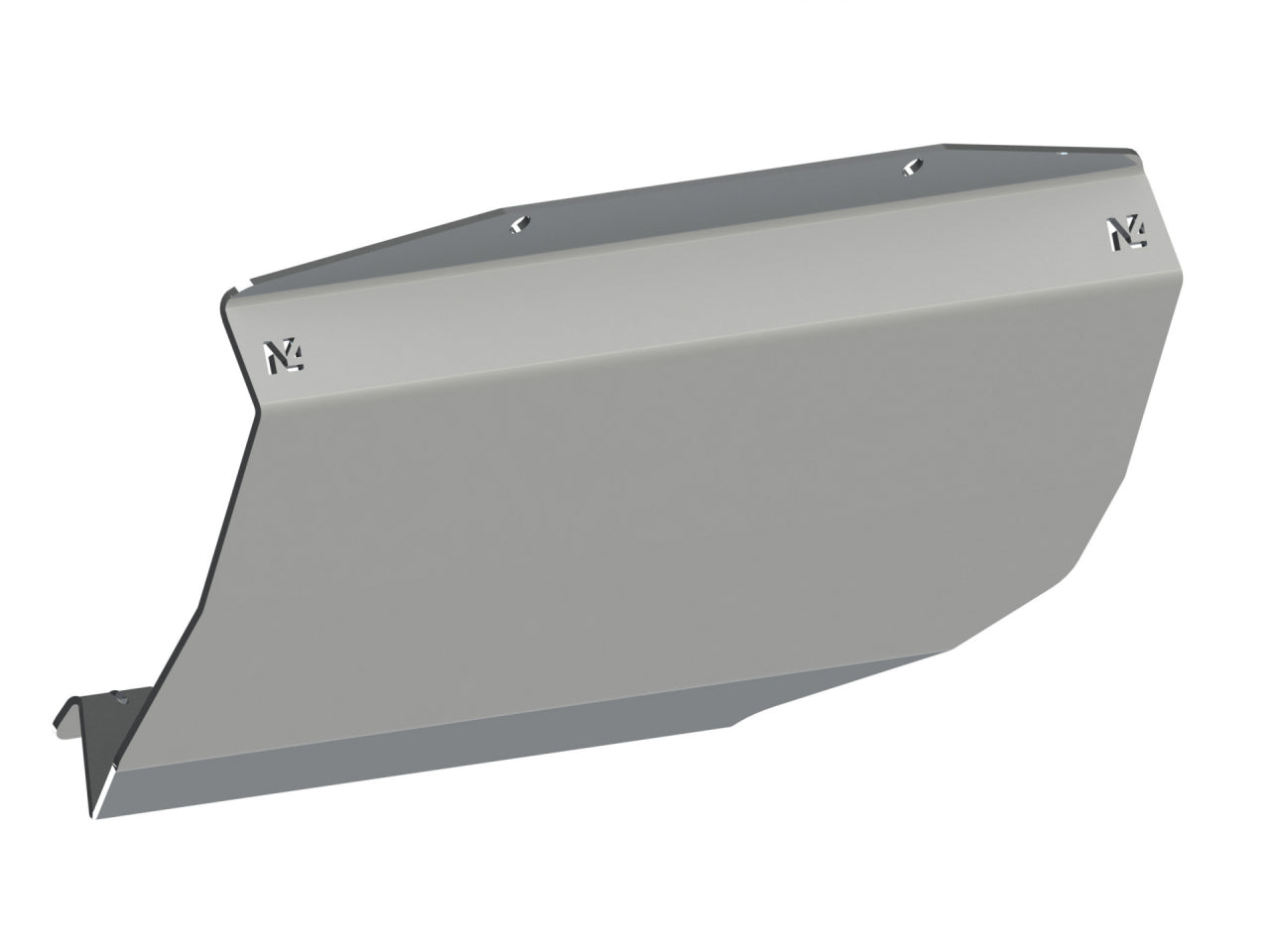 Protection inférieure en aluminium de 6mm pour réservoir sur Mitsubishi Pajero II 3 portes, marque N4 OFFROAD, pour offroad.