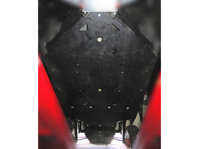 Protection inférieure en PEHD de 10mm pour ski de RZR 900 XP 2 places, par N4 OFFROAD, pour véhicule tout-terrain.