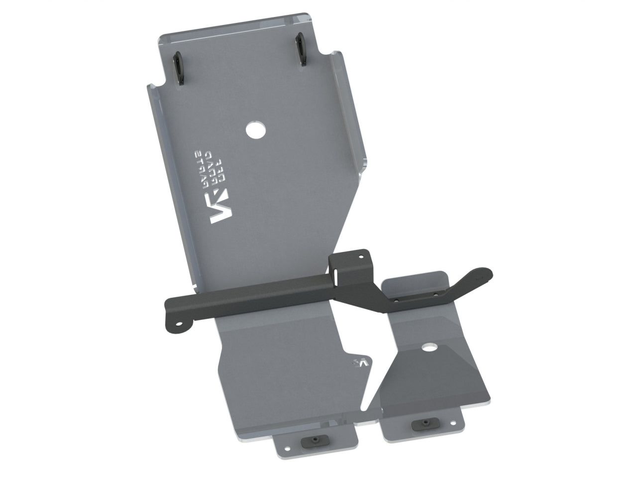 Protection inférieure en aluminium pour pont avant et boîte de vitesses sur Iveco Daily III 4x4, marque N4 OFFROAD.