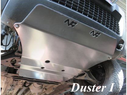 Protection inférieure avant en aluminium 6mm pour Dacia Duster 2009-2023, marque N4 OFFROAD, pour protection hors-route.