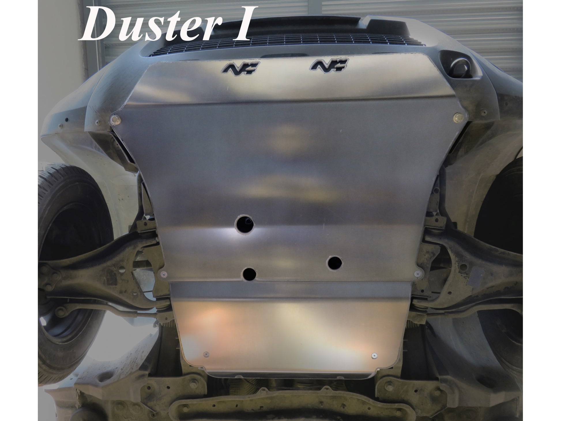 Protection inférieure pour Dacia Duster 2009-2023, barres en aluminium 6mm, protection avant pour ski, marque N4 OFFROAD.