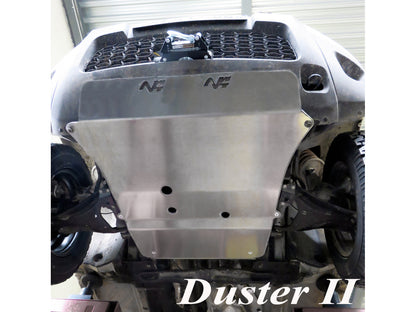 Protection avant en aluminium 6mm pour Dacia Duster 2009-2023, protection inférieure N4 OFFROAD pour 4x4 et SUV.