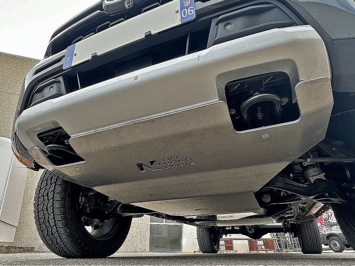 Protection avant en aluminium 8mm pour ski, adaptée au Ford Ranger T9 2023+ N4 OFFROAD, protection inférieure robuste pour 4x4.