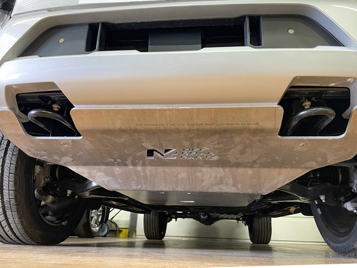Protection avant en aluminium 8mm pour ski Ford Ranger T9 2023+ N4 OFFROAD, protection inférieure robuste et résistante.