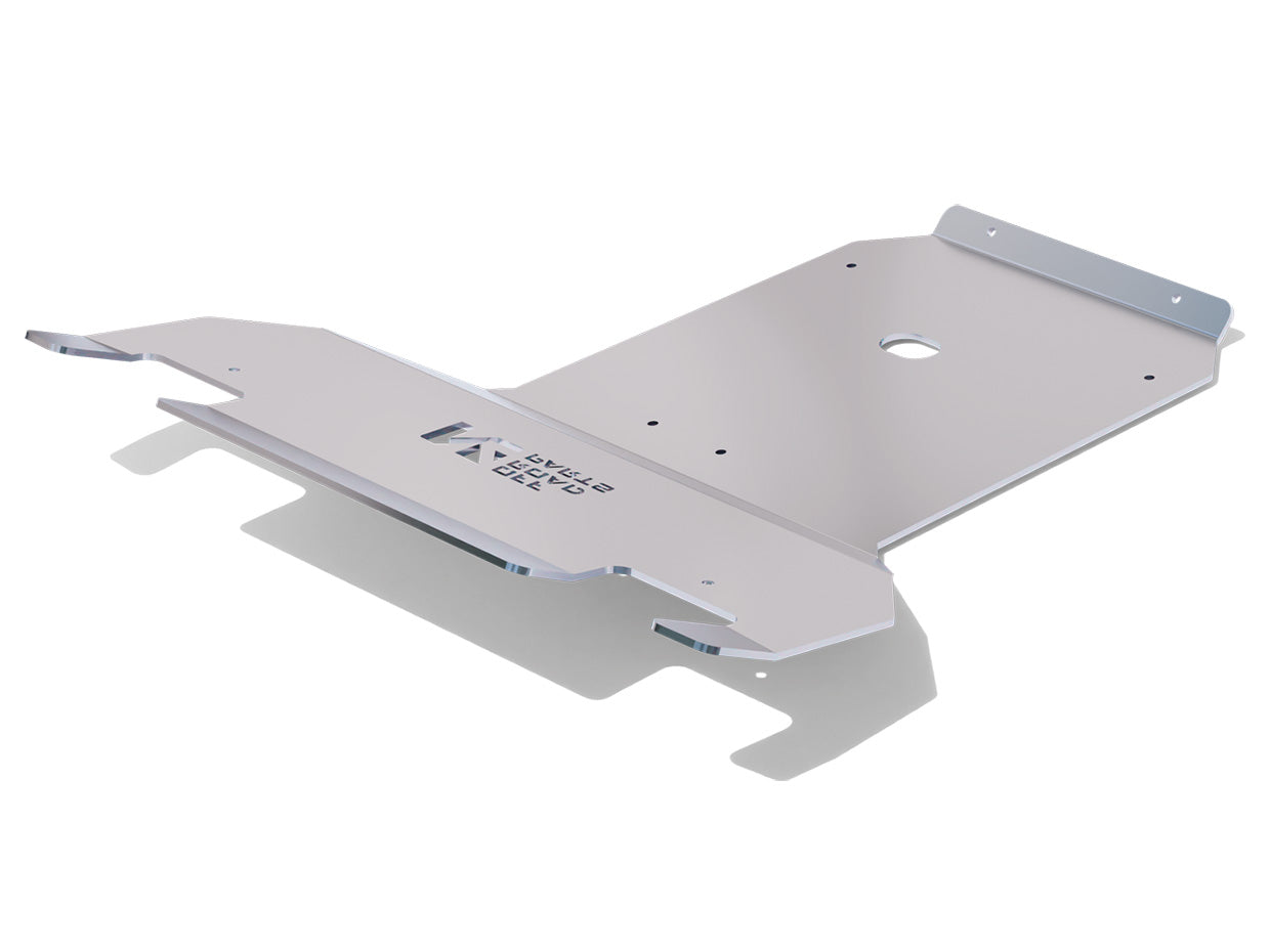 Protection inférieure en aluminium 8mm pour ski avant, compatible avec Ford Ranger T9 2023+ N4 OFFROAD, robuste et résistante.