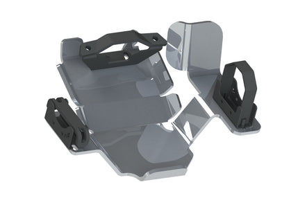 Protection inférieure en aluminium 8mm pour nez et pont arrière du Toyota Land Cruiser Série 7 après 1999, N4 OFFROAD.