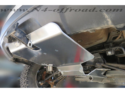 Protection inférieure pare-chocs arrière en aluminium 6mm pour Dacia Duster 4x4 2013-2021, par N4 OFFROAD.
