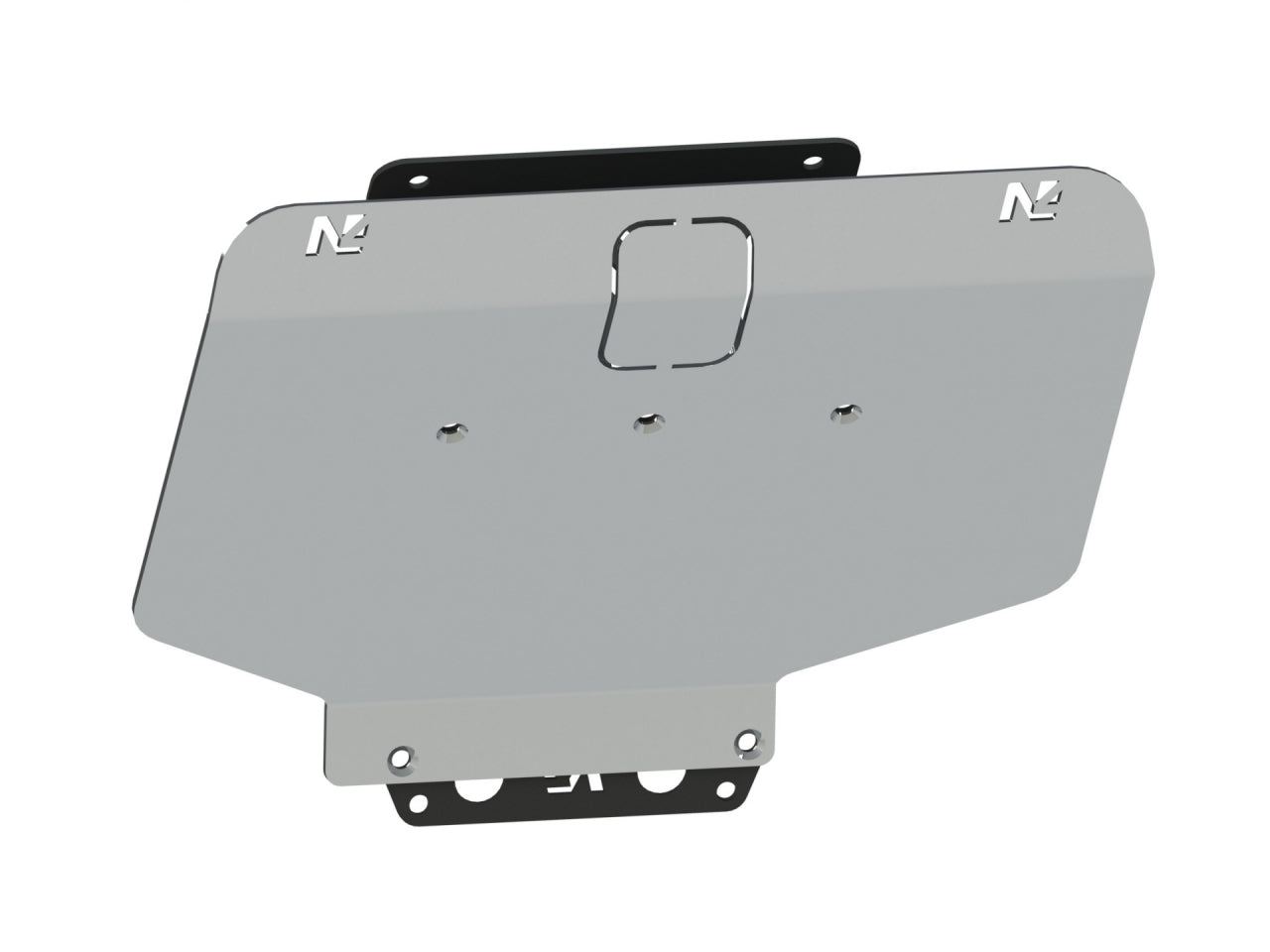 Protection inférieure pare-chocs arrière en aluminium 6mm pour Dacia Duster 4x4 2013-2021, par N4 OFFROAD.
