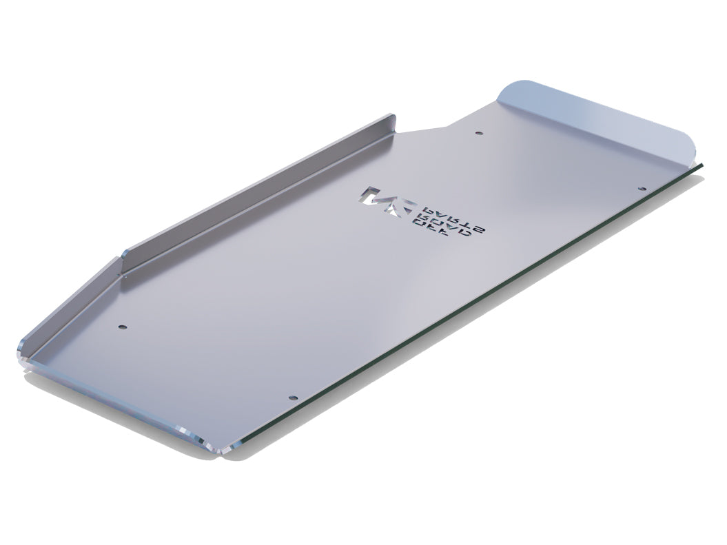 Protection inférieure en aluminium de 6mm pour réservoir ski sur Ford Ranger T9 2023+ par N4 OFFROAD, robuste et résistante.
