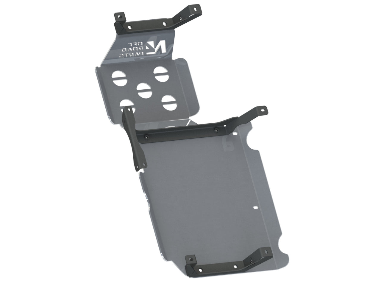 Protection inférieure en aluminium 6mm pour Dacia Duster 4x4 2009-2023, protège réservoir et silencieux arrière, N4 OFFROAD