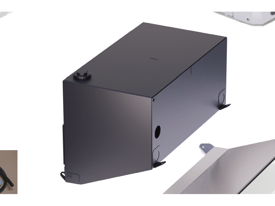 Réservoir supplémentaire 100L N4 OFFROAD pour Iveco Daily III phase 2, reservoir auxiliaire robuste pour véhicules tout-terrain.