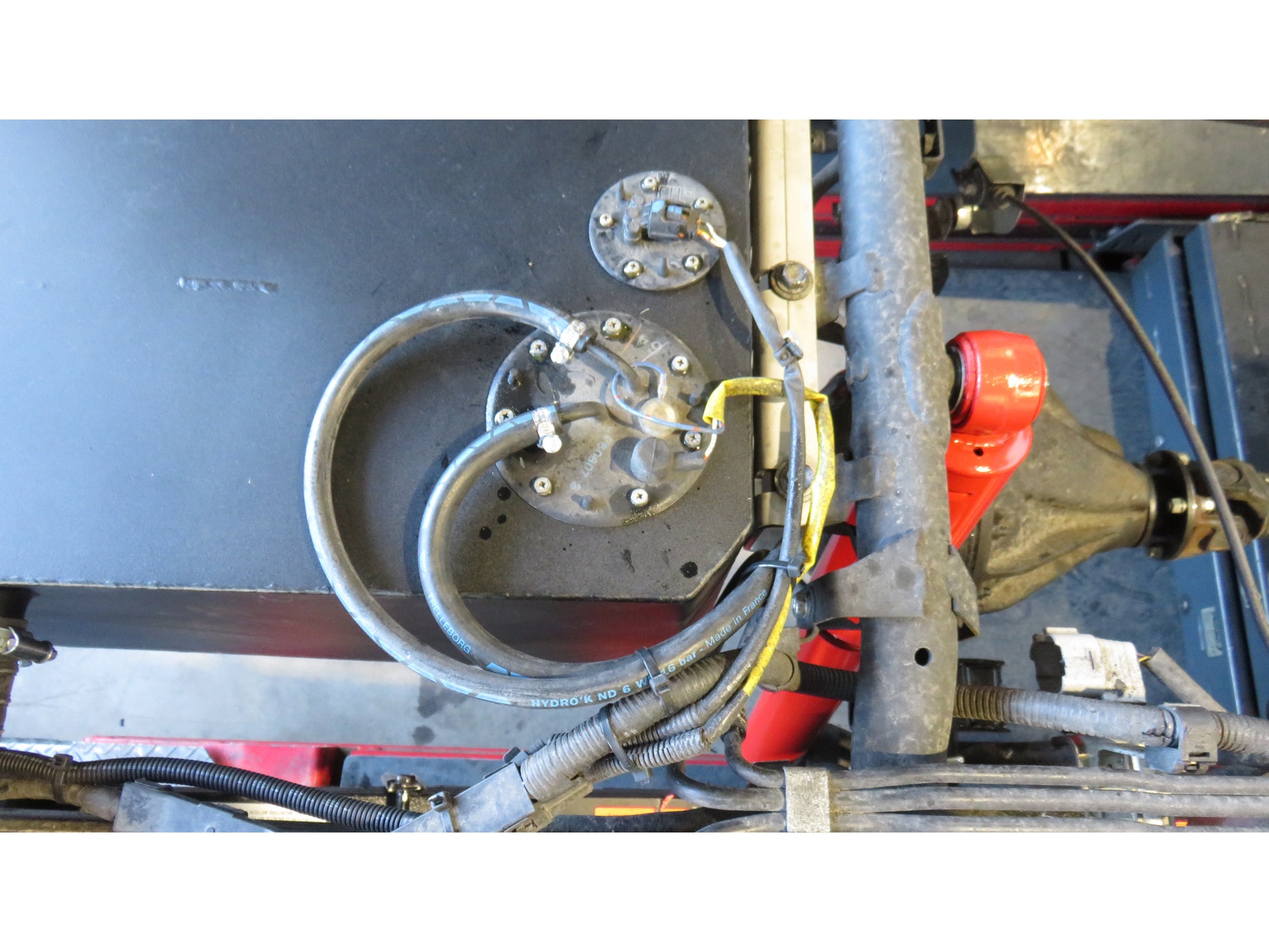 Réservoir auxiliaire supplémentaire en inox 160L pour Toyota HZJ78 et HZJ79, modèle simple cabine, N4 OFFROAD.