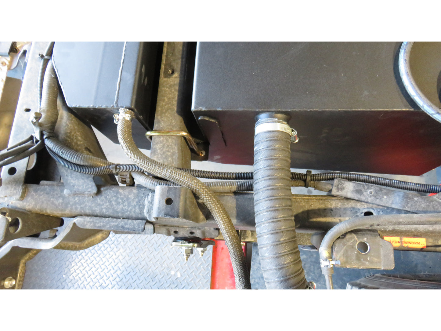 Réservoir auxiliaire supplémentaire en inox 160L pour Toyota HZJ78 et HZJ79, cabine simple, N4 OFFROAD.
