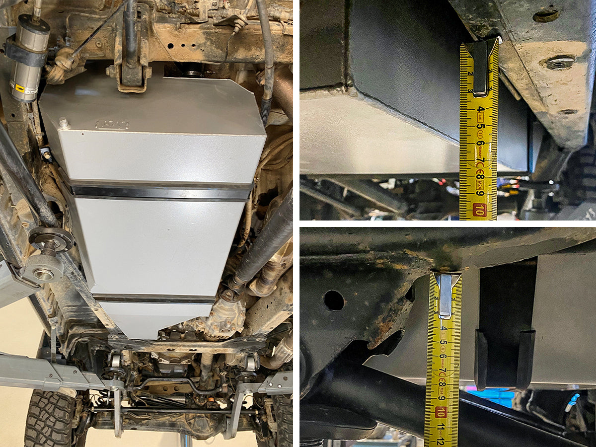Réservoir de remplacement principal LRA Toyota Landcruiser HDJ80 BVM 145L sur Xperts4x4 Accessoires 4x4 Off-Road