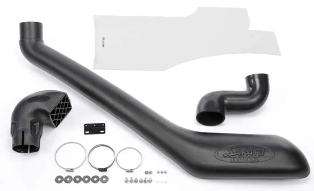 Snorkel Safari 4x4 pour Ford Ranger 2012-2019, modèle 3.2L / 2.2L, installé sur le véhicule tout-terrain.