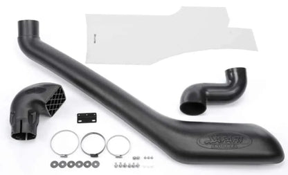 Snorkel Safari 4x4 pour Ford Ranger 2012-2019, modèle 3.2L / 2.2L, installé sur le véhicule tout-terrain.