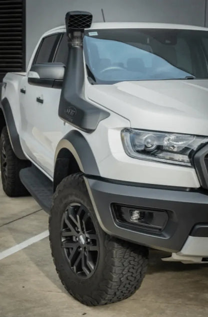 Snorkel Safari 4x4 pour Ford Ranger Raptor 2019-2022 Bi-Turbo, montage latéral, protection moteur tout-terrain.