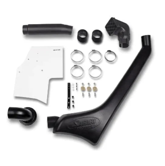 Tube de snorkel Safari 4x4 pour Land Rover Discovery II TD5, installé sur le véhicule, protection contre l'eau et la poussière.