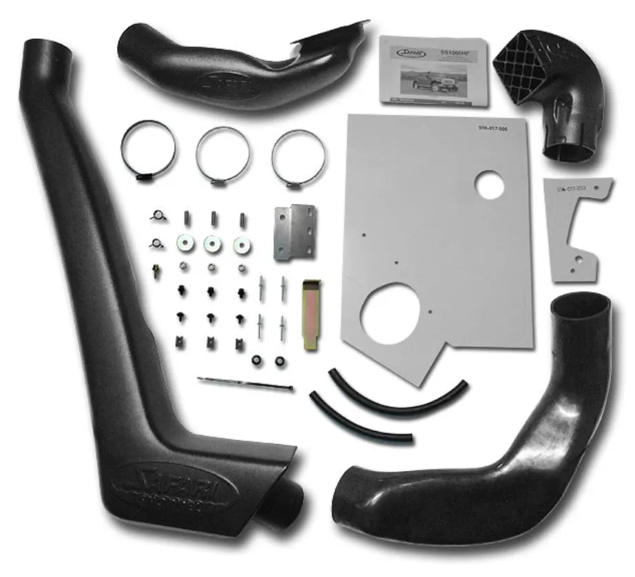 Tube de snorkel Safari 4x4 pour Nissan Navara D40 V6 2010+, fixation robuste et design pour une meilleure protection du moteur