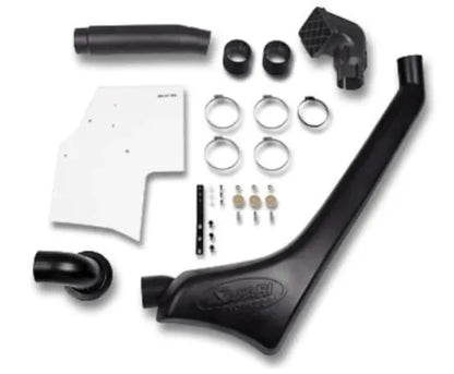 Snorkel Safari 4x4 pour Toyota Hilux Vigo 2005-2015, installation sur le capot avec le tube de snorkel visible.