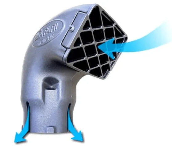 Snorkel Safari 4x4 pour Toyota Hilux Vigo 2005-2015, accessoire de protection pour le moteur, montage sur le côté du véhicule.