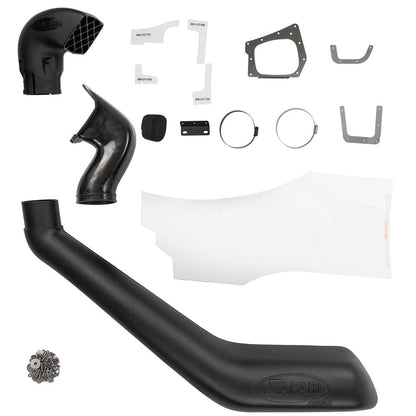 Snorkel Safari 4x4 Armax pour Ford Ranger T8 2019-2023 2.0L EcoBlue Diesel, installation sur le véhicule.