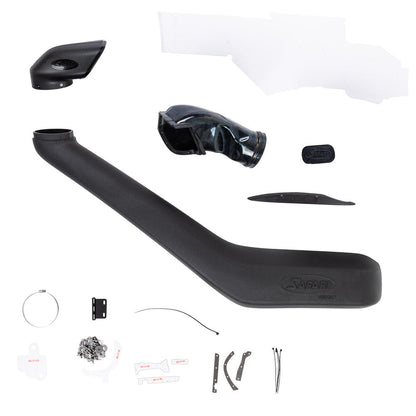 Snorkel Safari 4x4 Armax pour Ford Ranger T9 2023+ moteur EcoBlue 2.0L ou 3.0L, fixation solide et design robuste.