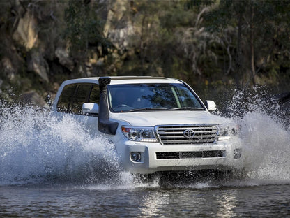 Snorkel Safari 4x4 Armax pour Toyota Land Cruiser URJ200 2015+, installation sur le pare-chocs, en plastique noir robuste
