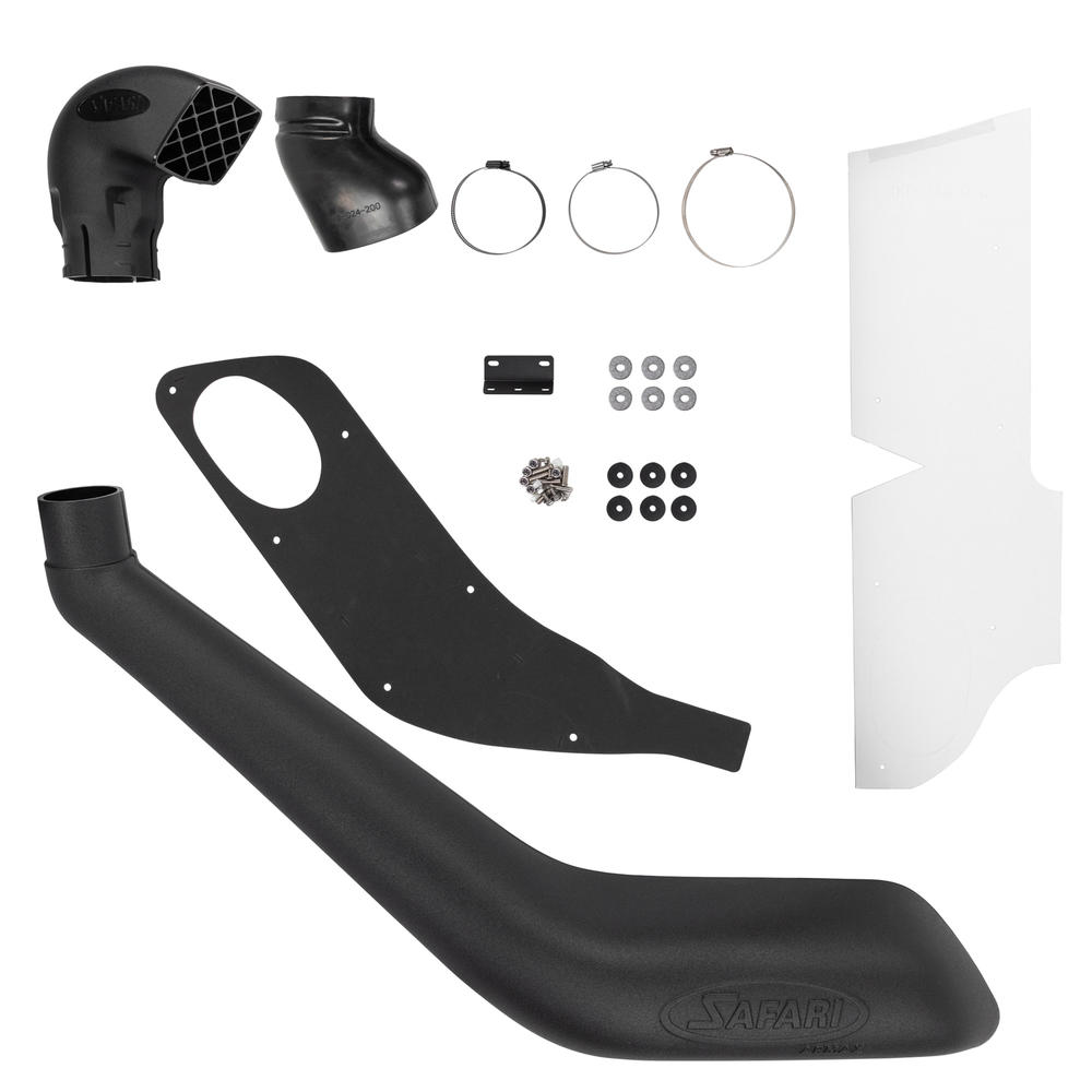 Snorkel Safari 4x4 Armax installé sur Toyota Land Cruiser VDJ200 UZJ200 2015+, protection pour conduite hors route.