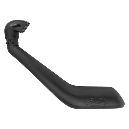 Snorkel Safari 4x4 Armax pour Toyota Land Cruiser VDJ200 UZJ200 2015+ installé, en noir avec fixation robuste.