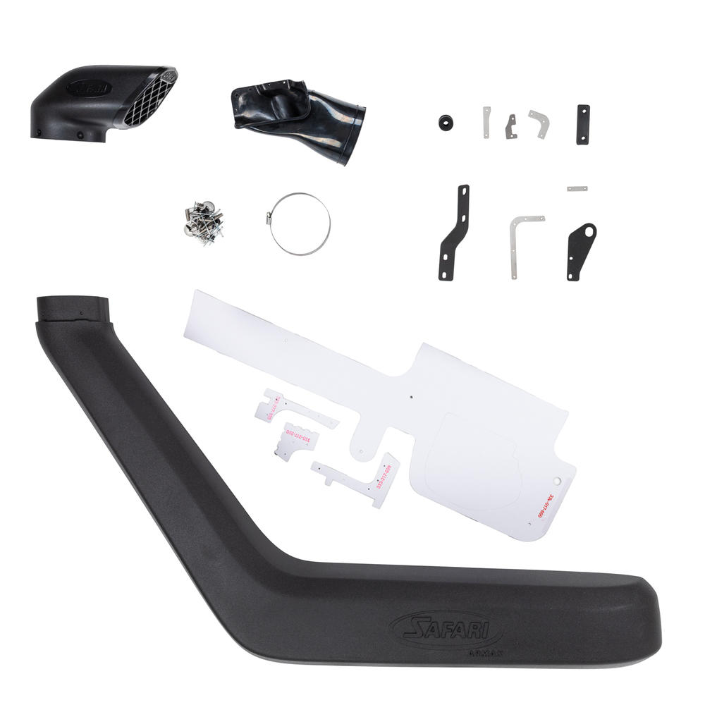 Snorkel Safari 4x4 Armax pour Toyota Land Cruiser VDJ7 V8 D4-D 2024+, installé sur le côté du véhicule.