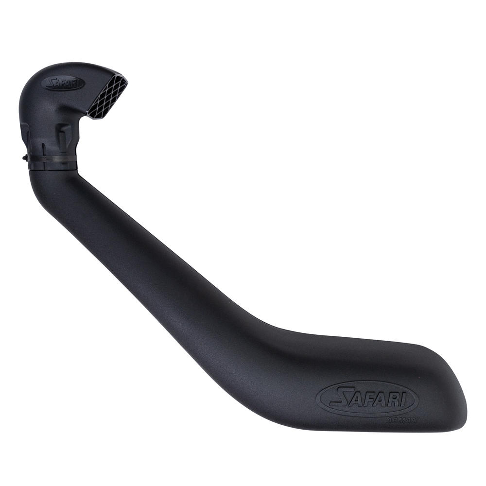 Snorkel Safari 4x4 Armax installé sur un Volkswagen Amarok V6 2016-2022, montrant la fixation et la sortie du snorkel.