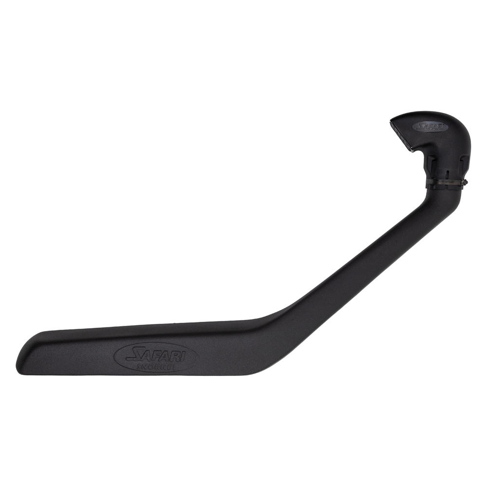 Tube de snorkel Safari 4x4 pour Ford Ranger 2007-2011, monté sur le capot avec fixation robuste, pour protection et performance en tout-terrain.