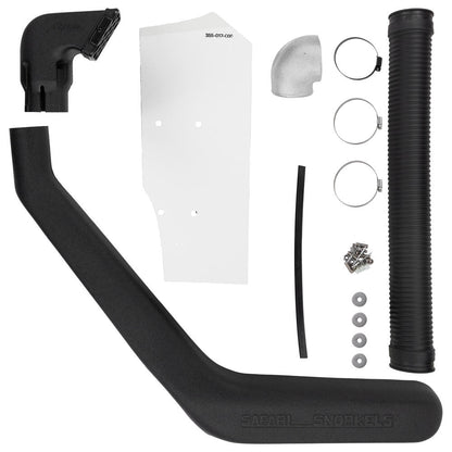 snorkel Safari 4x4 pour Land Cruiser HJ60 HJ61, installé sur le côté du véhicule, en plastique noir robuste