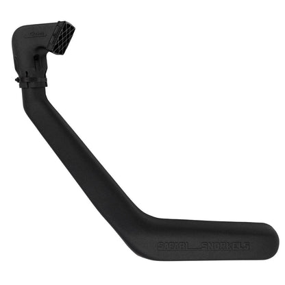 Snorkel Safari 4x4 pour Land Cruiser HJ60 et HJ61, installation sur le côté du véhicule, en plastique noir.