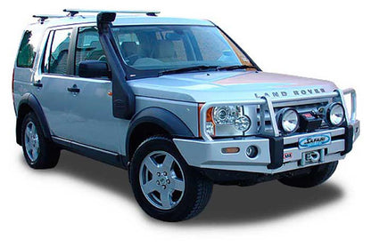 Snorkel Safari 4x4 pour Land Rover Discovery 3, tube en plastique noir avec fixation métallique, installation pour conduite tout-terrain