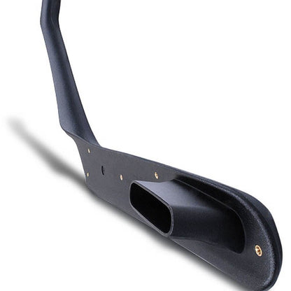 Snorkel Safari 4x4 pour Land Rover Discovery Série 2 TD5 V8, monté sur le véhicule, en plastique noir robuste.