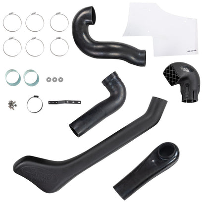 Snorkel Safari 4x4 pour Nissan Patrol GR Y61 4.8L essence 2005+, fixation sur le côté du véhicule.