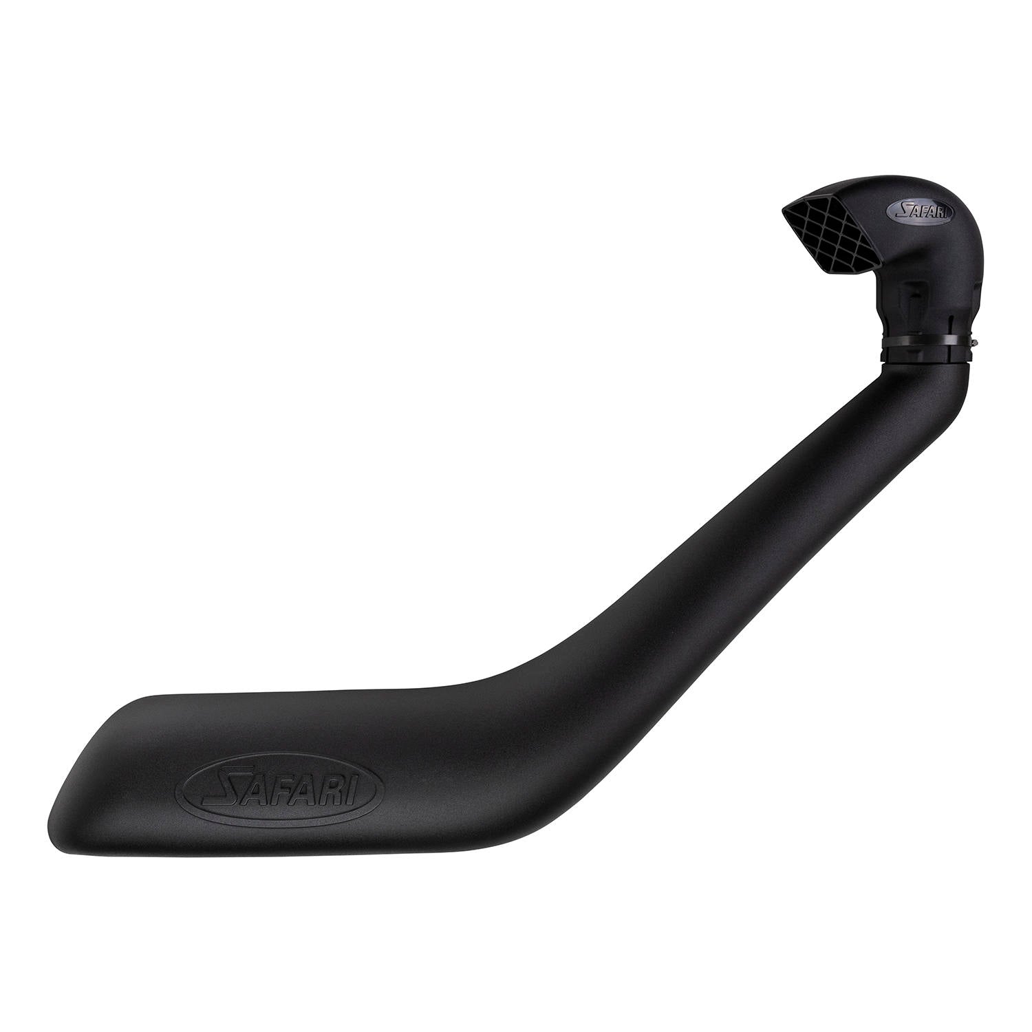 Snorkel Safari 4x4 pour Nissan Patrol Y62 2020+ avec moteur V6 4L ou V8 5.6L, installé sur le véhicule.