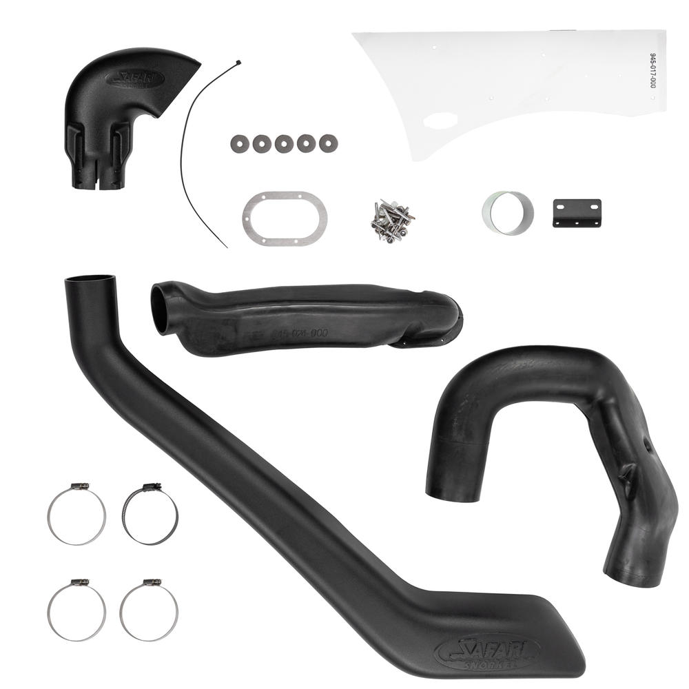 Snorkel Safari 4x4 pour Suzuki Grand Vitara 1.9 DDiS 2005-2015, pièce de protection en plastique noir.
