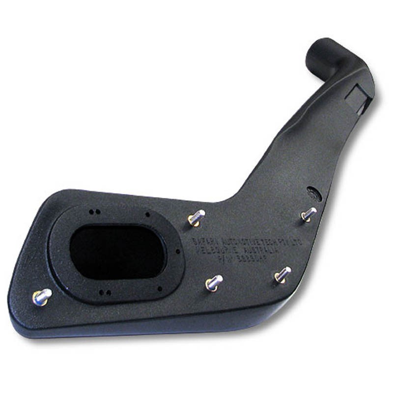 Snorkel Safari 4x4 pour Suzuki Grand Vitara 1.9DDis 2005-2015, installation sur le véhicule, en plastique noir robuste.