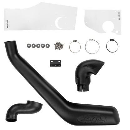 Snorkel Safari 4x4 pour Suzuki Jimny 1.3L essence 1998-2012, fixation robuste et design adapté au véhicule.