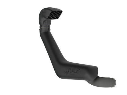 Snorkel Safari 4x4 pour Toyota 4Runner Gen4 V6 4L, fixation sur le côté du véhicule, en plastique noir robuste.