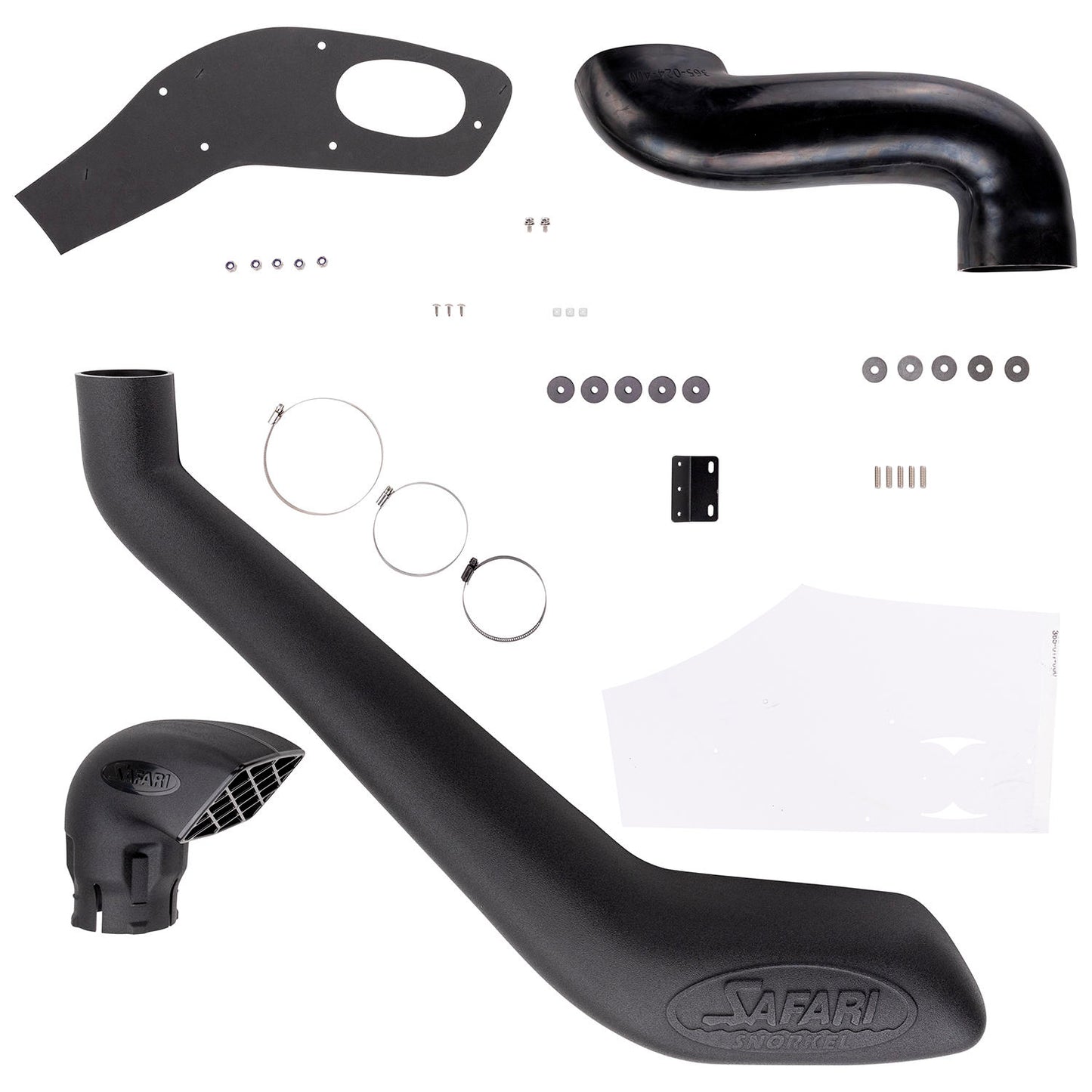 Snorkel Safari 4x4 pour Toyota Land Cruiser GDJ150 GDJ155 2.8D4-D 2015-2017, fixation sur le véhicule.