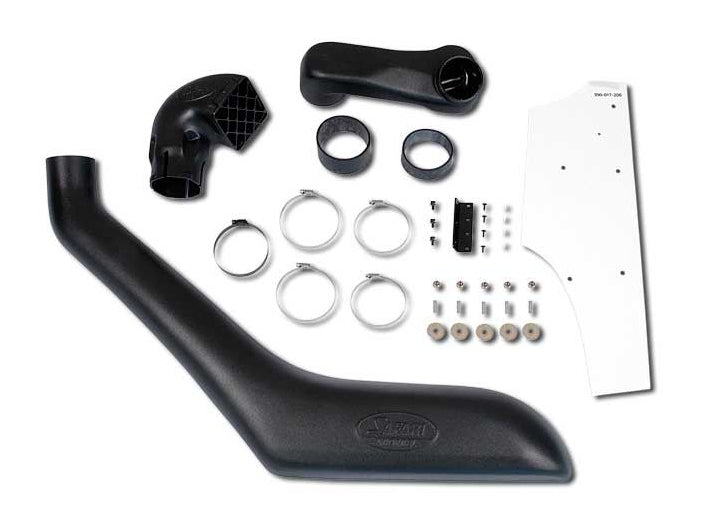 Snorkel Safari 4x4 pour Toyota Land Cruiser GRJ120 V6 4.0L Essence, installation sur le côté du véhicule 4x4.