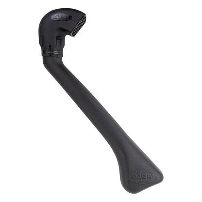 Snorkel Safari 4x4 pour Toyota Tacoma Gen1 V6 3.4L essence 1995-2004, installé sur le véhicule, en plastique noir robuste.