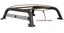 Deux barres de toit ARB pour support de benne sur Bed Rack, en option, adaptées pour montage robuste.