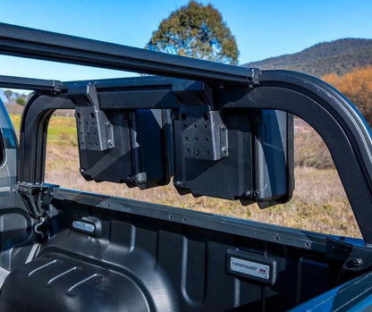 Support de benne ARB 4x4 pour Ford Raptor 2023+ Double Cab, système de fixation robuste pour accessoires de véhicule.